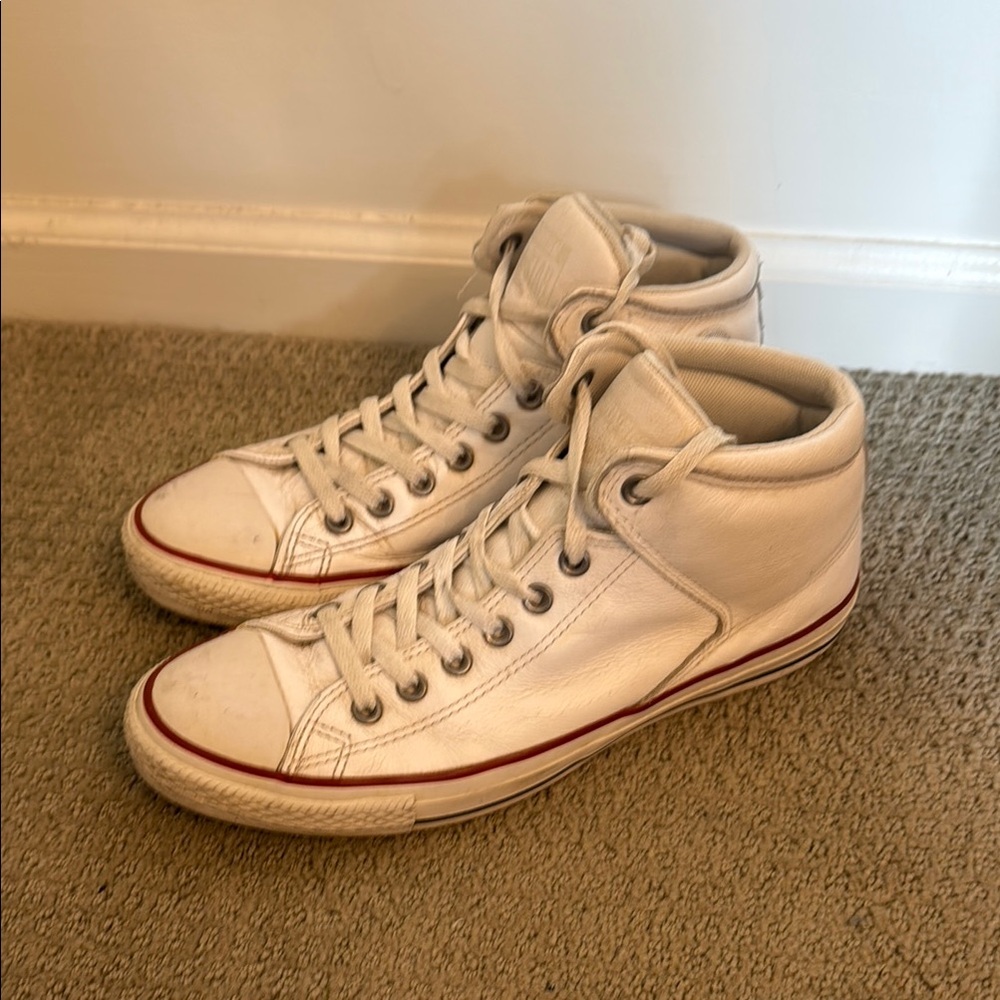 Converse White High-Top Sneakers Classic Design